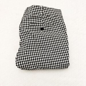 Club Monaco Plaid Slacks Straight Leg Pants Size 2